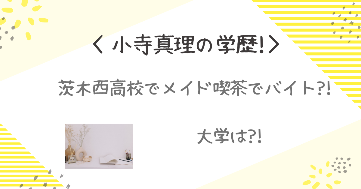 小寺真理　学歴